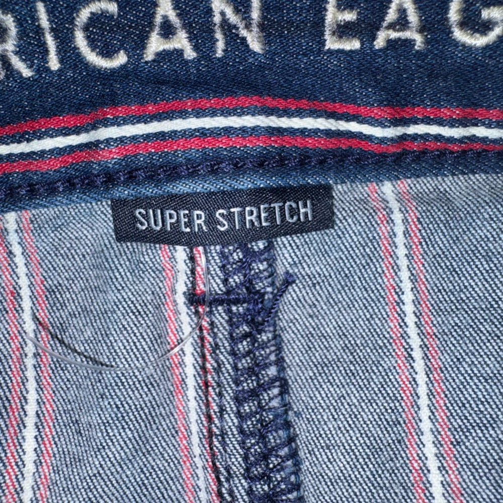 American Eagle Outfitters Blue and Red Striped Mini Skirt Size 4 - Picture 5 of 9